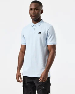 Rivas Polo Shirt Ocean Wave Blue/Smokey Grey