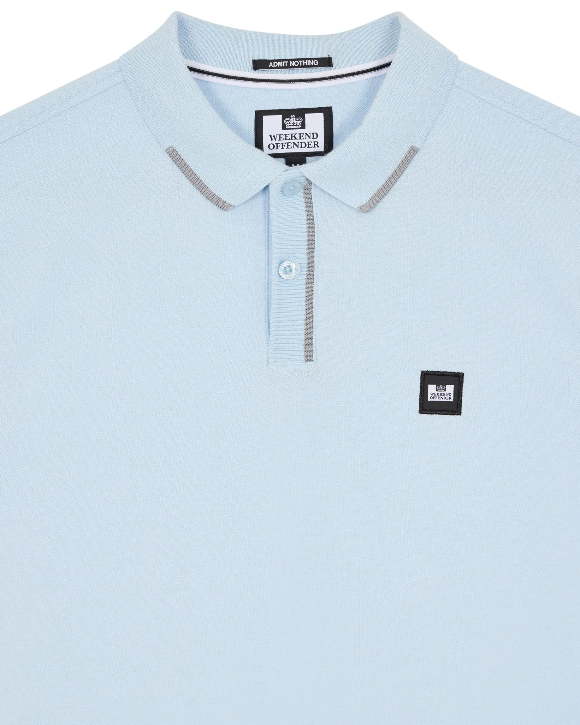 Rivas Polo Shirt Ocean Wave Blue/Smokey Grey