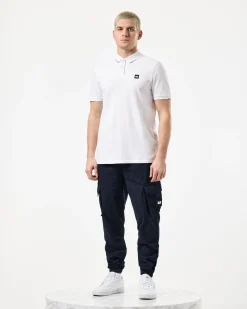 Rivas Polo Shirt White/Smokey Grey