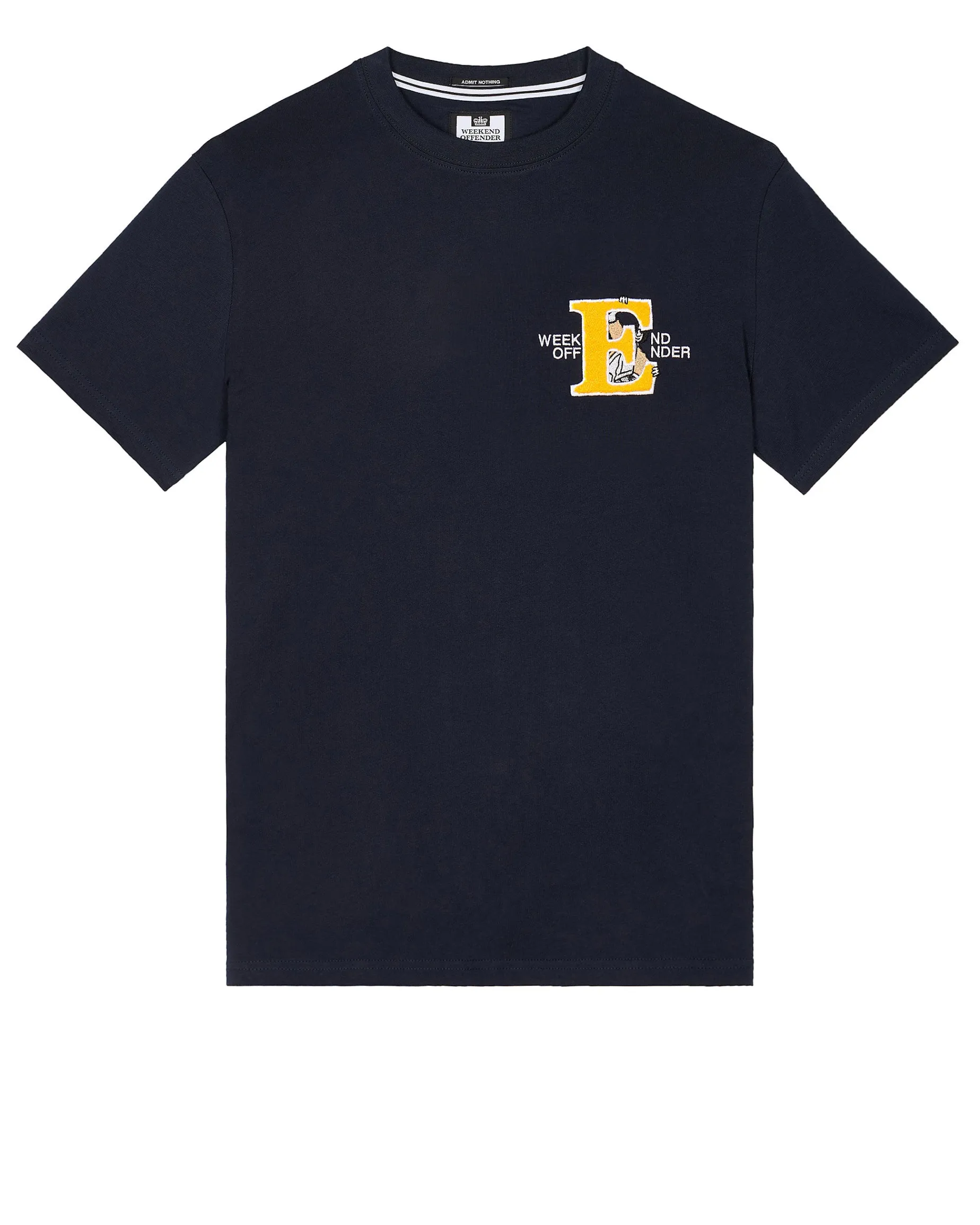 Ryder Embroidered Graphic T-Shirt Navy