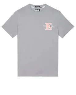 Ryder Embroidered Graphic T-Shirt Smokey Grey