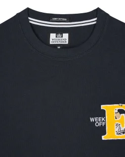 Ryder Embroidered Graphic T-Shirt Navy