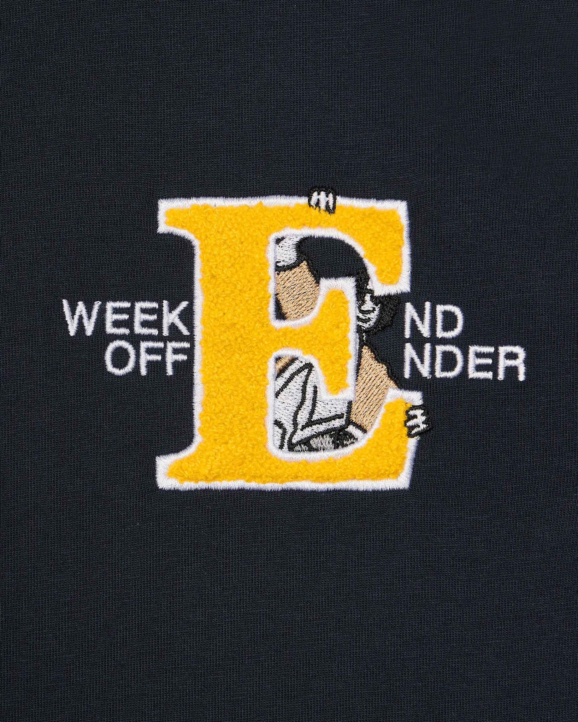 Ryder Embroidered Graphic T-Shirt Navy