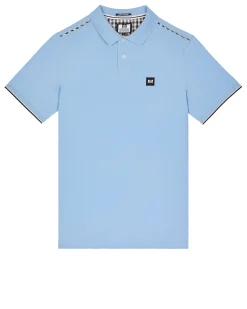 Sakai Polo Shirt Sea Marine Blue/Mid House Check