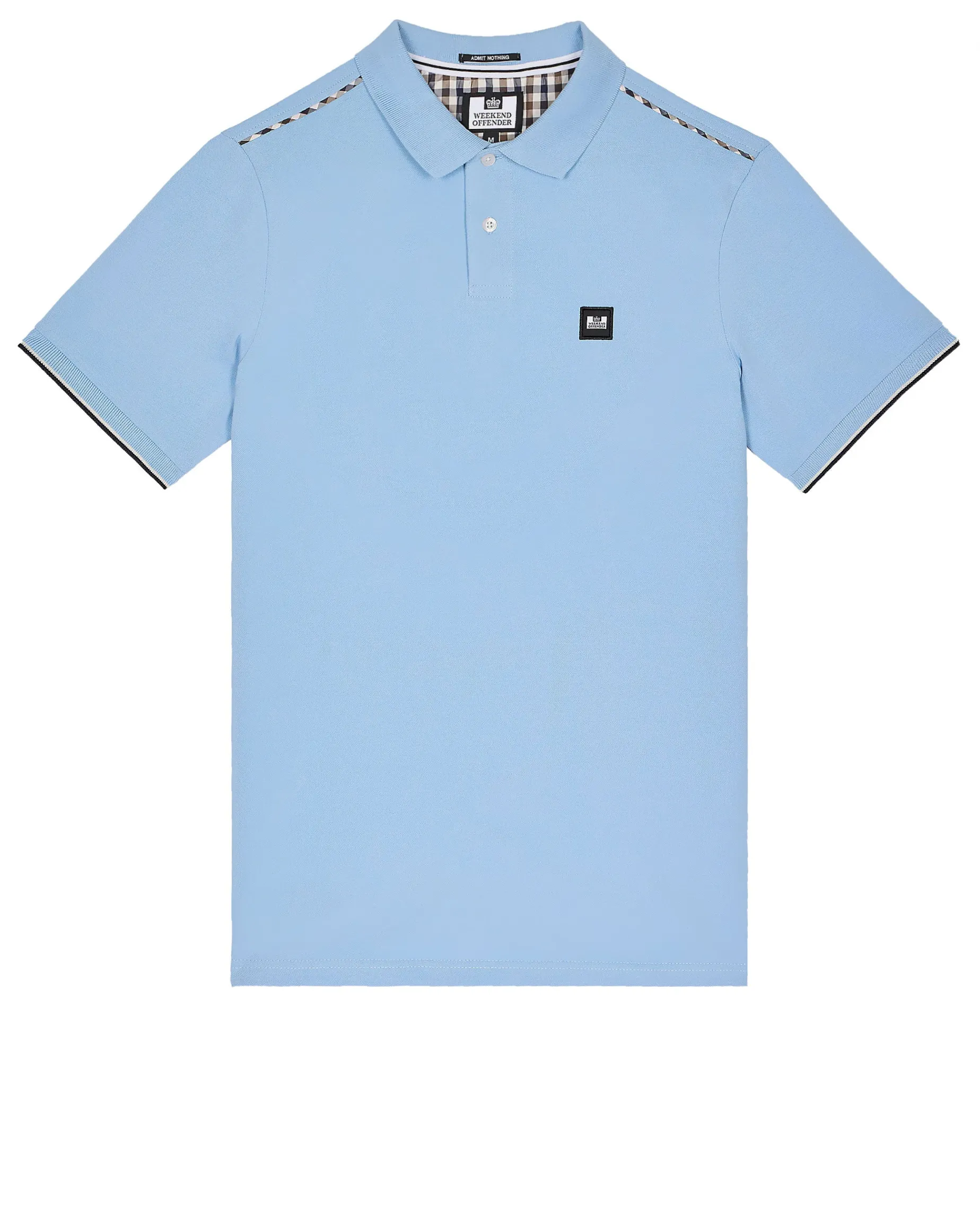 Sakai Polo Shirt Sea Marine Blue/Mid House Check