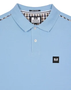 Sakai Polo Shirt Sea Marine Blue/Mid House Check