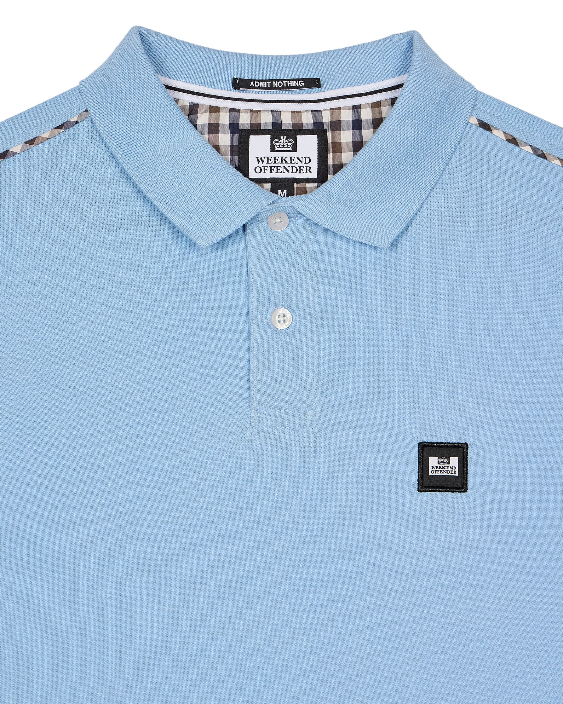 Sakai Polo Shirt Sea Marine Blue/Mid House Check