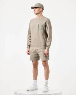 San Telmo Sweatshirt Bark Brown