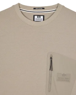 San Telmo Sweatshirt Bark Brown