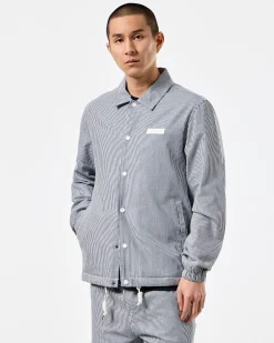 Sant Antoni Coach Jacket Ticking Stripe