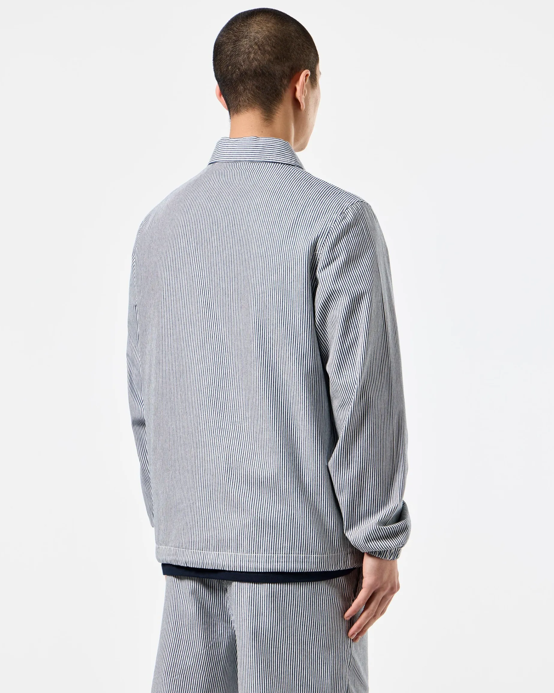 Sant Antoni Coach Jacket Ticking Stripe