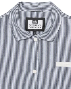 Sant Antoni Coach Jacket Ticking Stripe