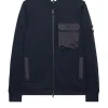 Santo Full Zip Sweatshirt Navy