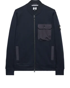 Santo Full Zip Sweatshirt Navy