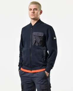 Santo Full Zip Sweatshirt Navy