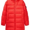 Sapporo Longline Down Jacket Cayenne Red