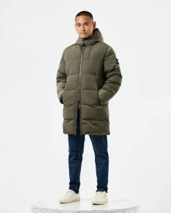 Sapporo Longline Down Jacket Castle Green