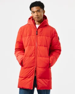 Sapporo Longline Down Jacket Cayenne Red