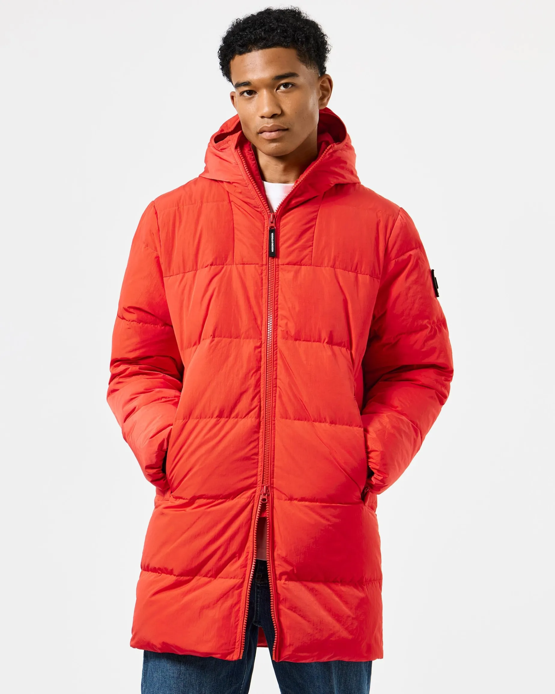 Sapporo Longline Down Jacket Cayenne Red