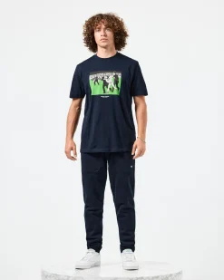 Saturday Kids Graphic T-Shirt Navy