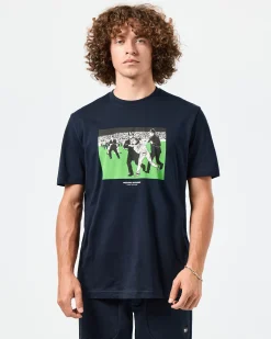 Saturday Kids Graphic T-Shirt Navy