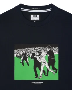 Saturday Kids Graphic T-Shirt Navy