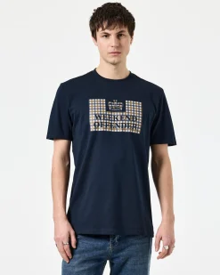 Shevchenko T-Shirt Navy/Mid House Check