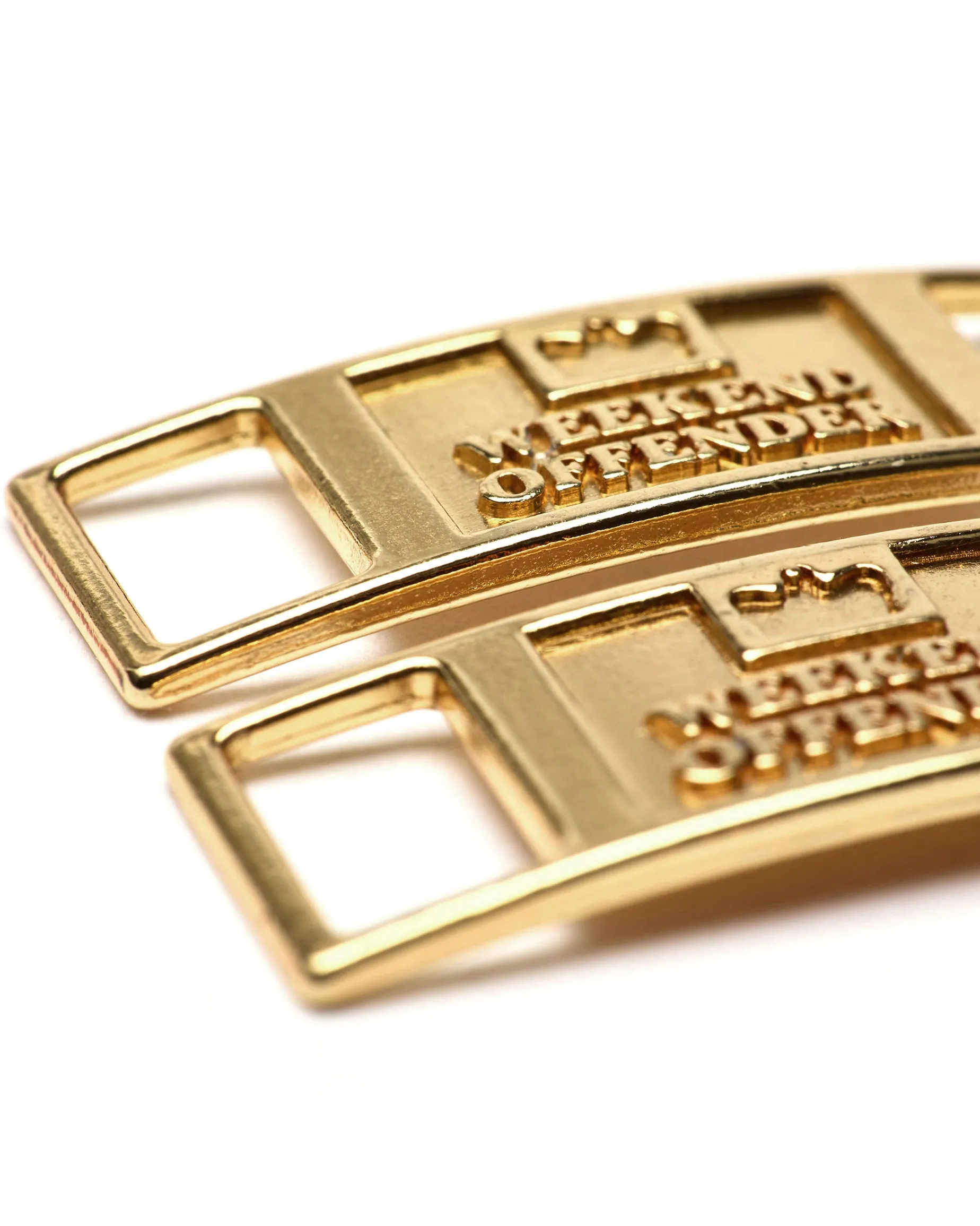 Shoelace Trainer Tag Gold