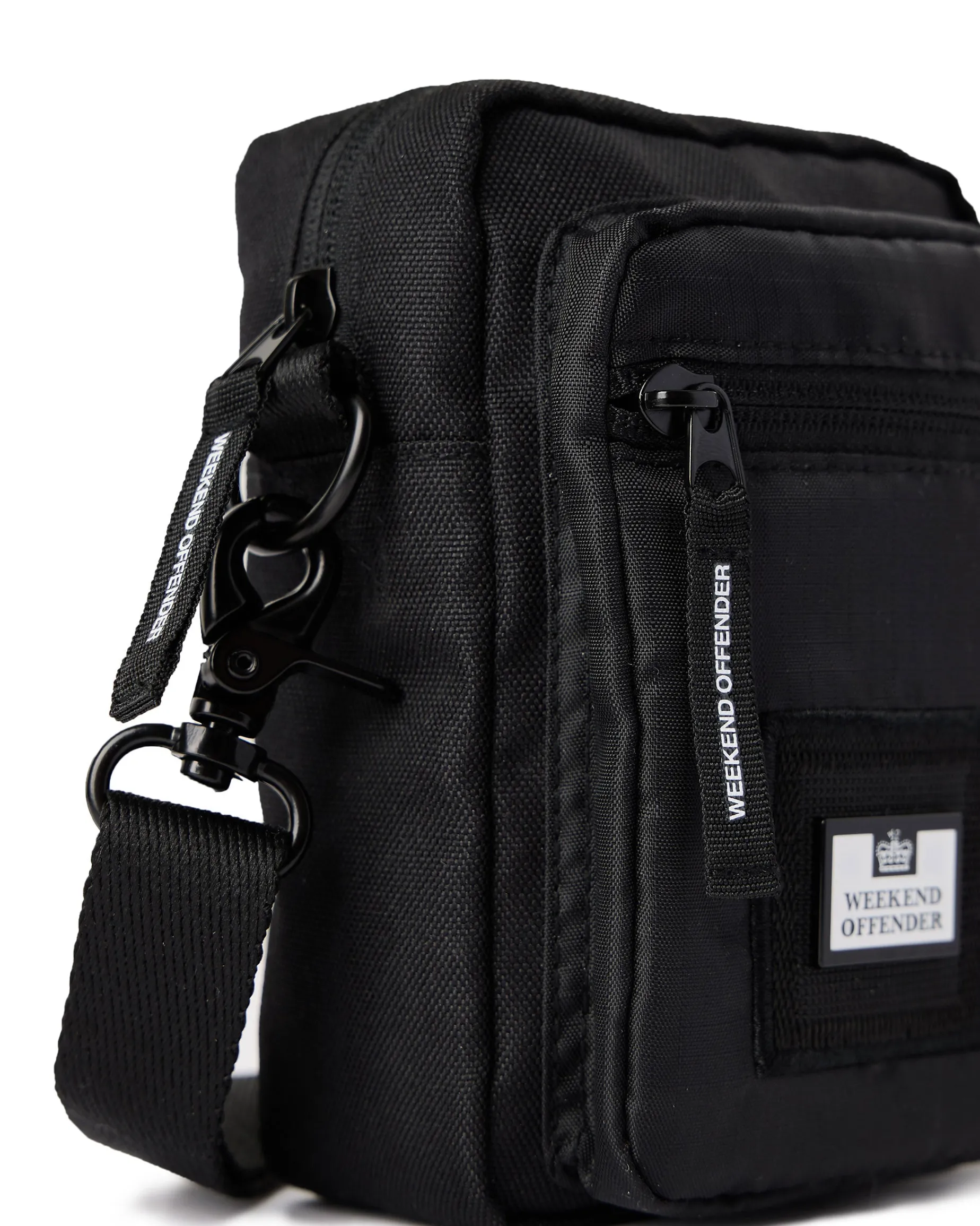 Small Crossbody Bag Black Ripstop