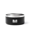 Small WO Dog Bowl Black