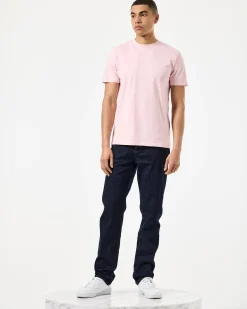 Smile Graphic T-Shirt Pale Blush Pink