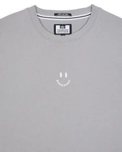 Smile Graphic T-Shirt Smokey Grey