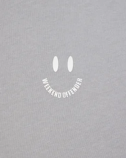 Smile Graphic T-Shirt Smokey Grey