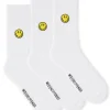 Smiley Sports Socks White