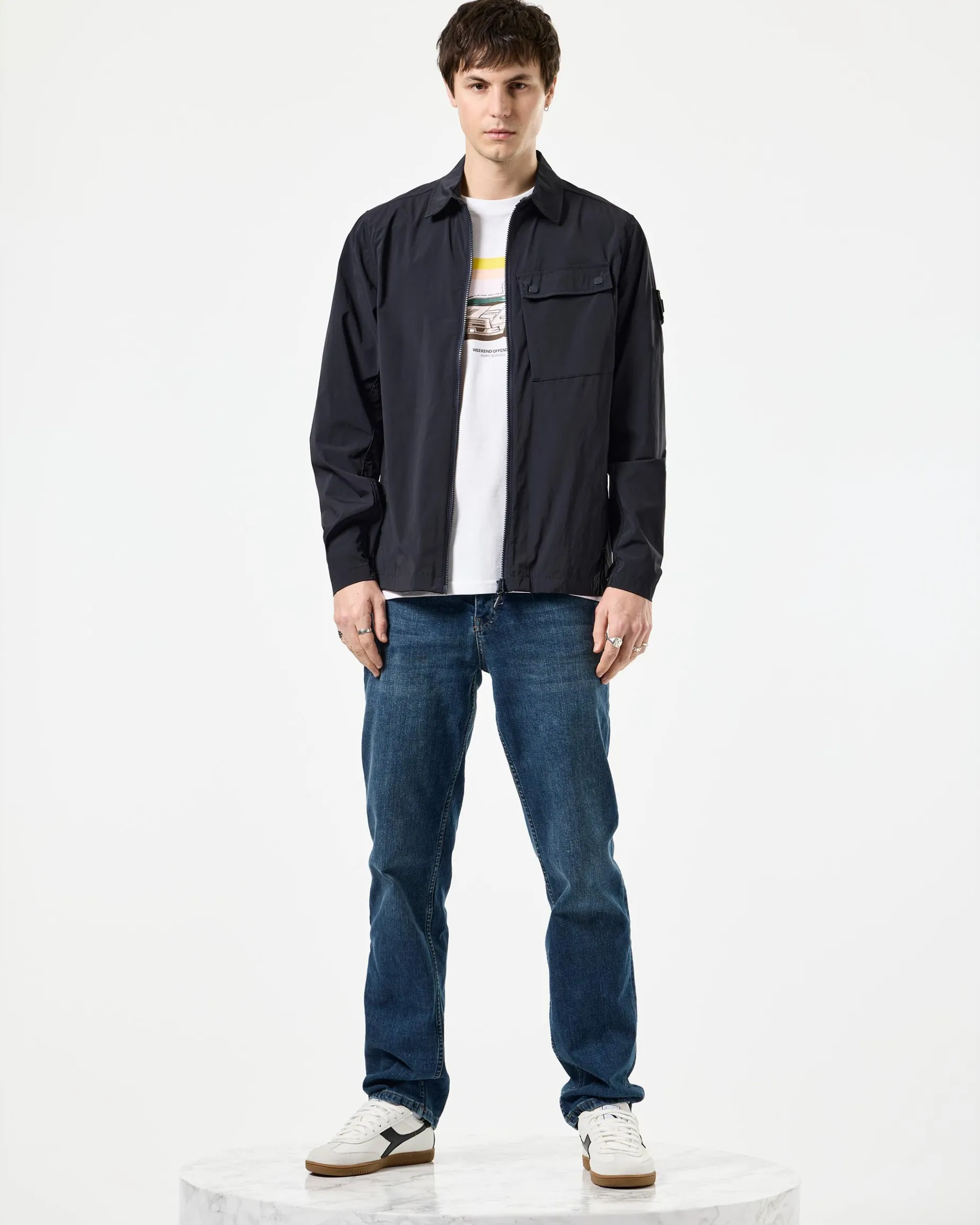 Southbank Technical Over-Shirt Navy