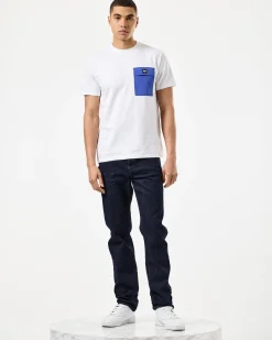 Stiniva T-Shirt White/Bluebell