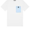 Stiniva T-Shirt White/Ocean Wave