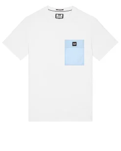 Stiniva T-Shirt White/Ocean Wave