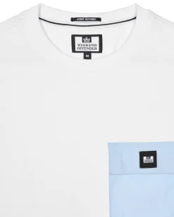 Stiniva T-Shirt White/Ocean Wave