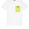 Stiniva T-Shirt White/Peridot Green