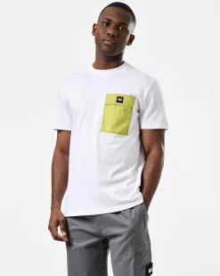 Stiniva T-Shirt White/Peridot Green