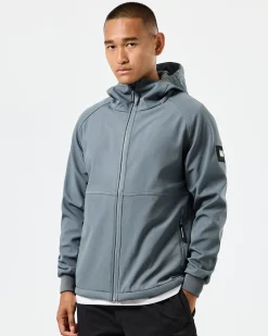 Stipe Softshell Jacket Zinc