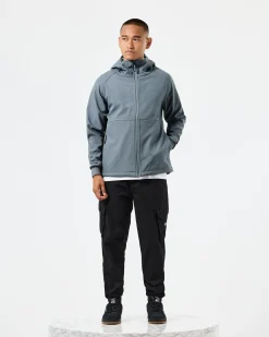 Stipe Softshell Jacket Zinc