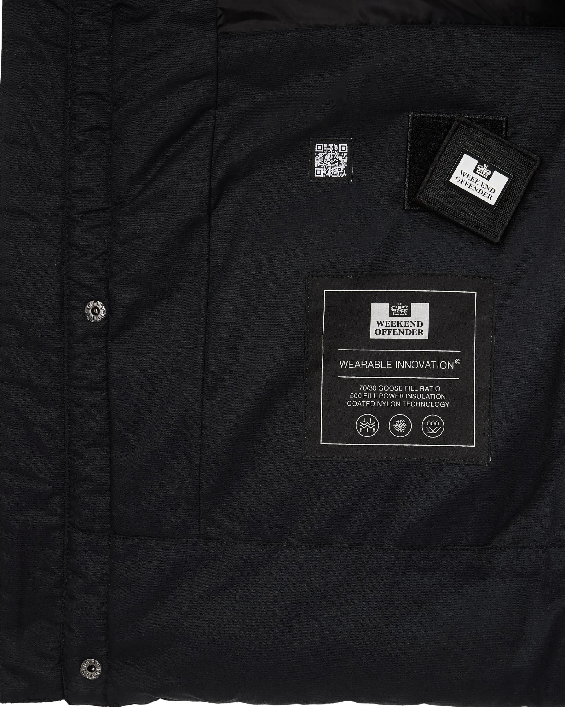Storm Down Jacket Black