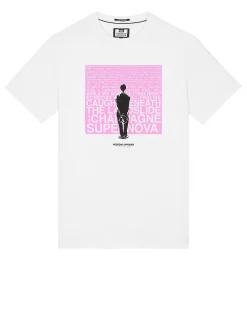 Supernova Graphic T-Shirt White/Pink