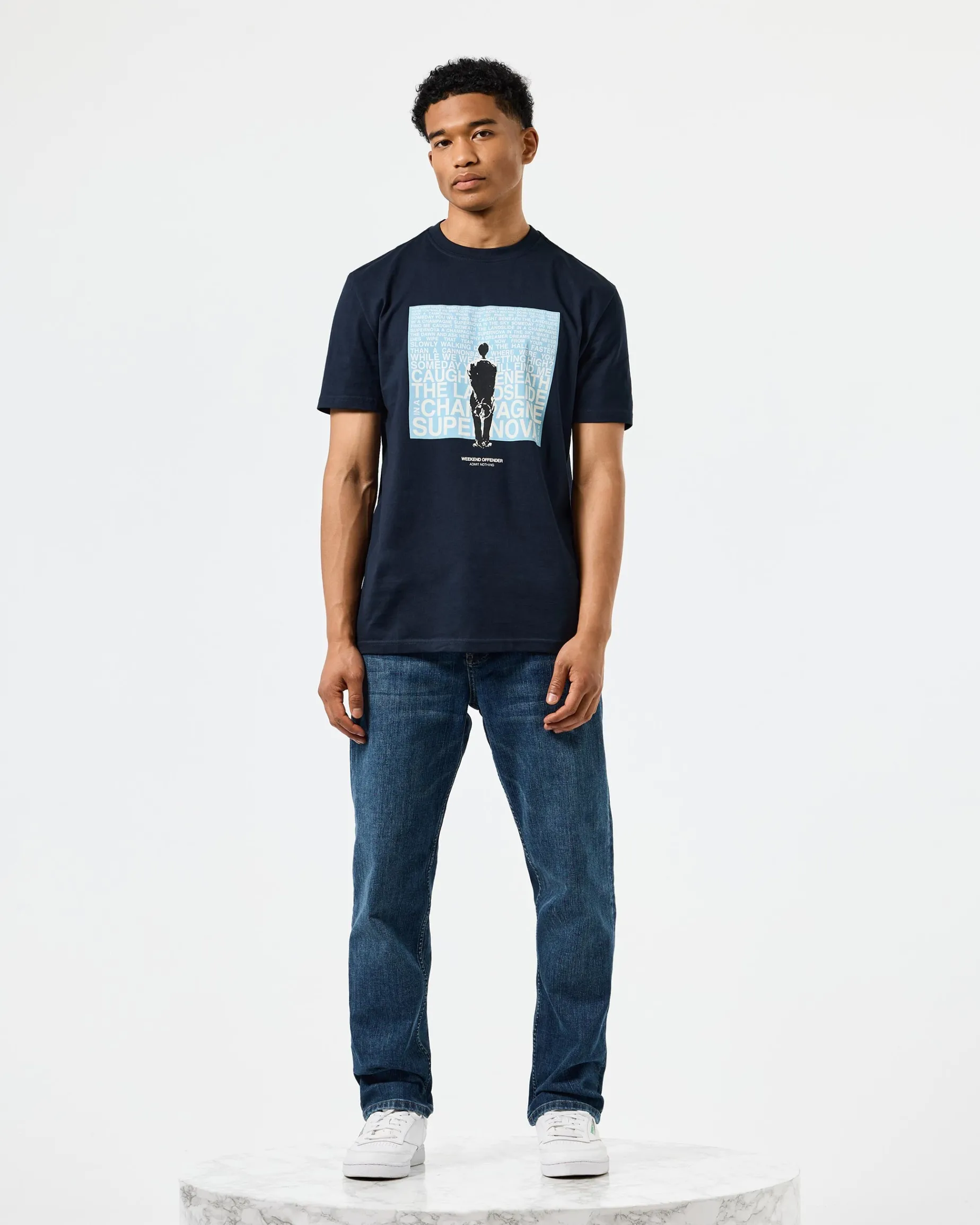 Supernova Graphic T-Shirt Navy/Blue