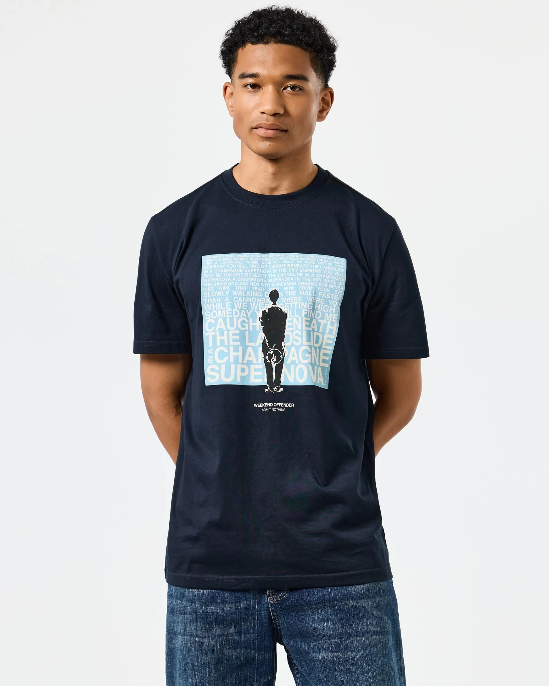 Supernova Graphic T-Shirt Navy/Blue