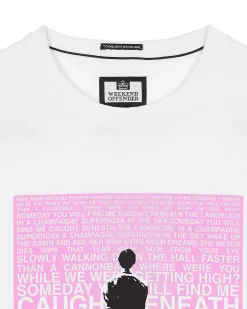 Supernova Graphic T-Shirt White/Pink