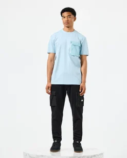 Takaji T-Shirt Arctic Blue