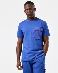 Takaji T-Shirt Bluebell